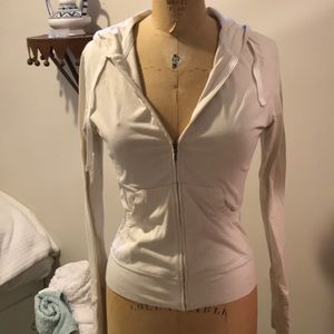 Patagonia cream zip up